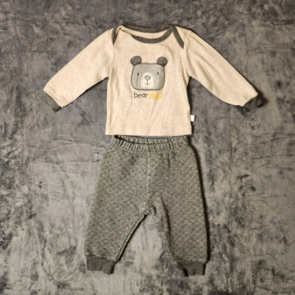 Wrangler Jeans Baby Boy Clothes 7 pc Lot 9 Mts Outfits Carters Bodysuits